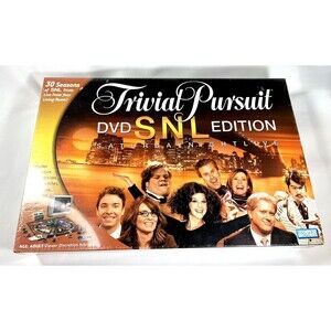 Parker Brothers Trivial Pursuit Saturday Night Live DVD Edition New Sealed